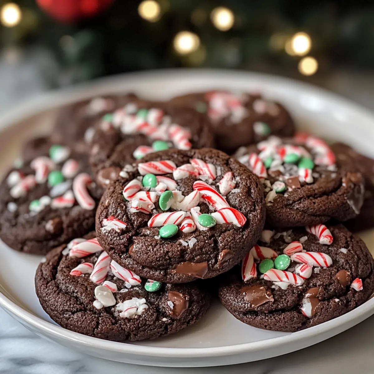 Schokoladen-Pfefferminz-Kekse