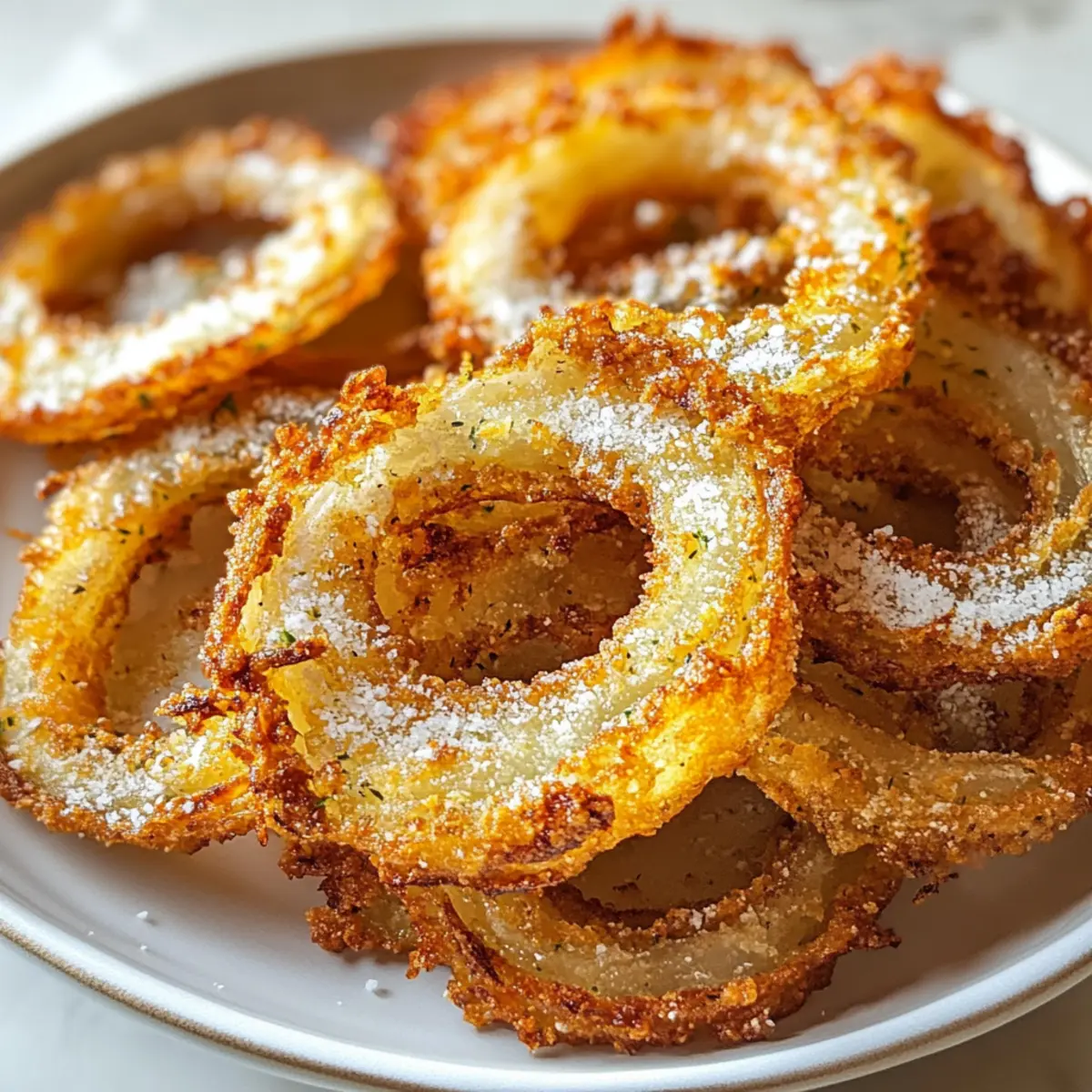 Crispy Onion Rings Chips Knusprige Zwiebellringen Chips