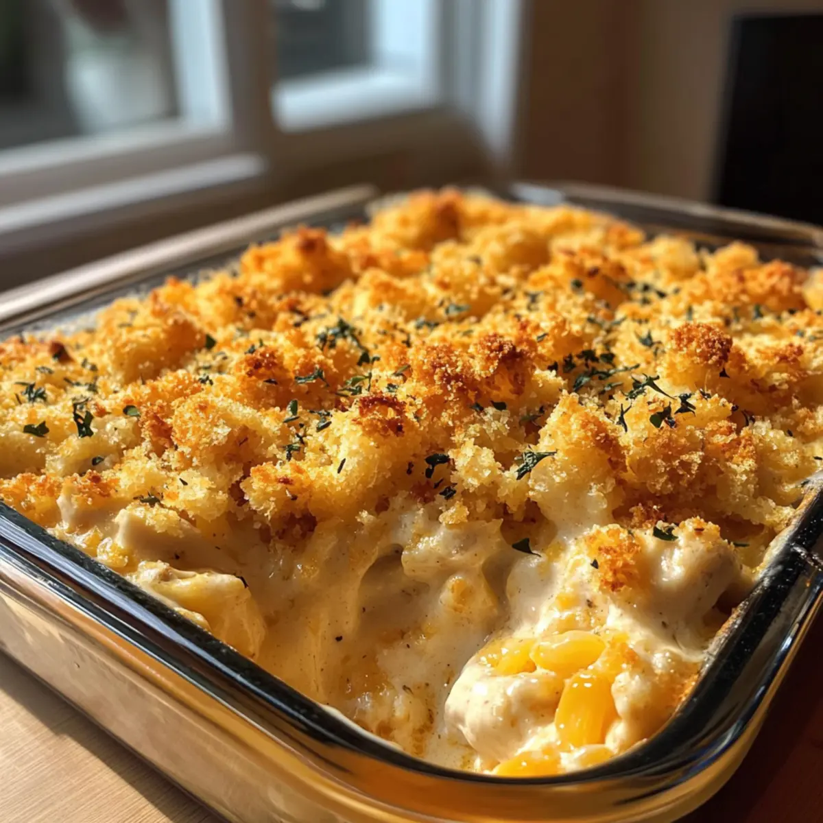 Unwiderstehlicher Crack-Hühnchen-Auflauf