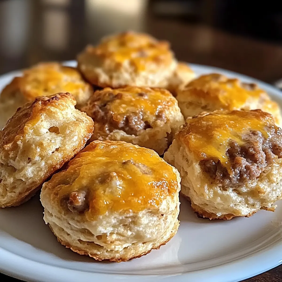 Keto Wurst Cheddar Brötchen