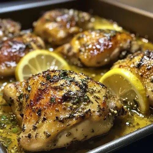 Gebackenes griechisches Zitronen-Hähnchen