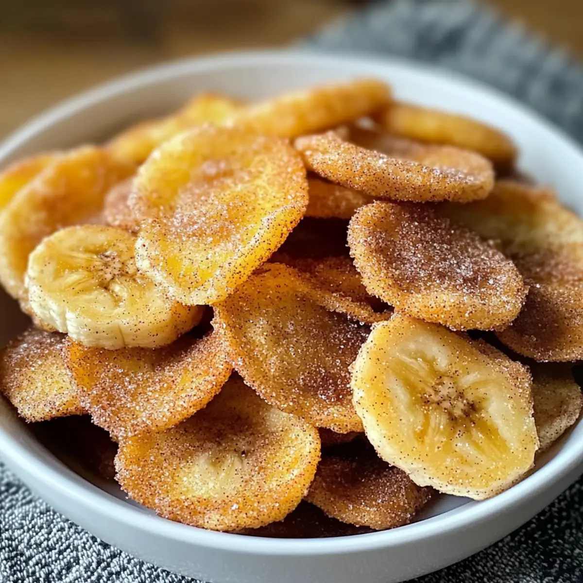 Zimt Bananenchips