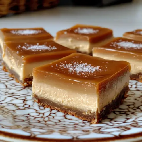 Dulce de Leche Käsekuchen Riegel