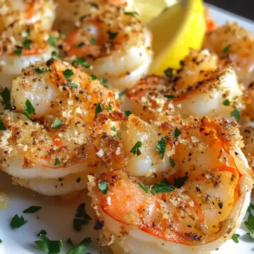 Knoblauch Parmesan Röstgarnele