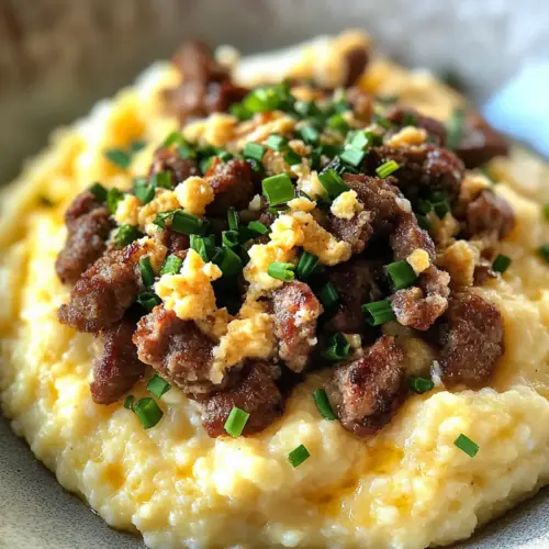 Grits Frühstücksschüssel