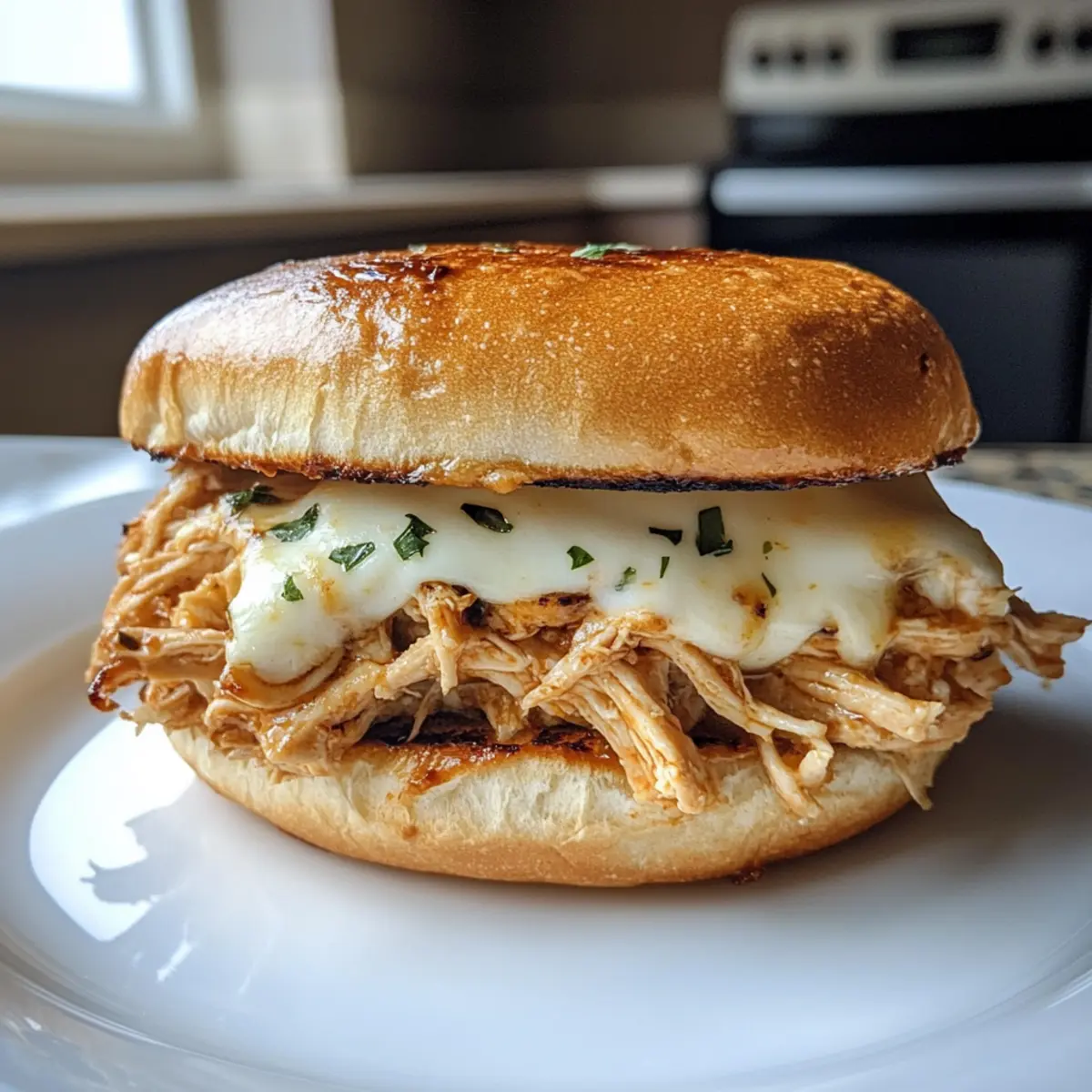 Parmesan Knoblauch Hähnchen Sandwich