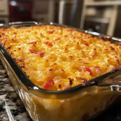 Pimento-Käse-Hasselback-Kartoffelauflauf