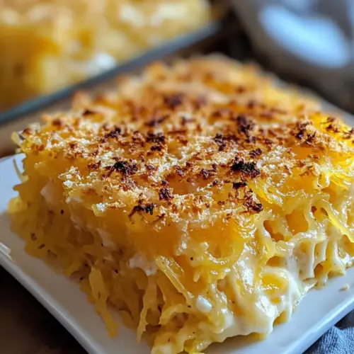 Spaghetti-Kürbis Auflauf