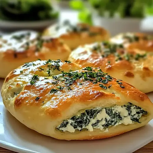 Spinat Hüttenkäse Flagels