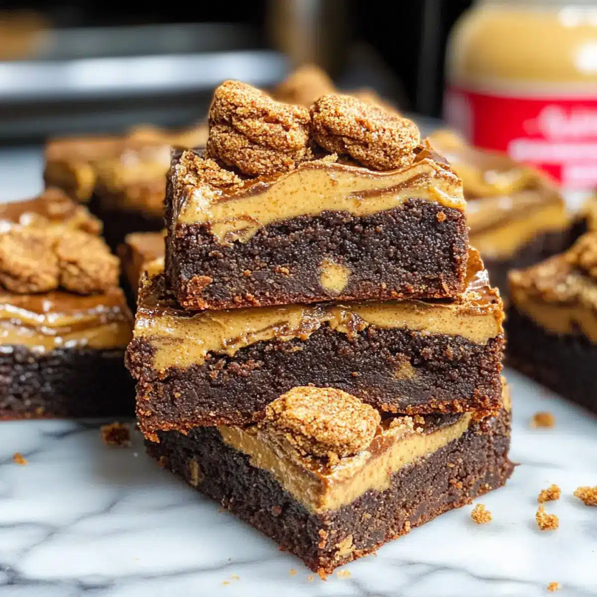 Biscoff-Brownies