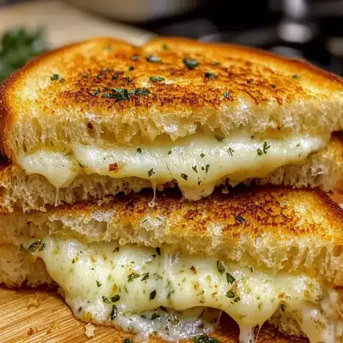 Knoblauchbrot Käseauflauf