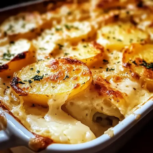 Käsegratinierte Kartoffeln
