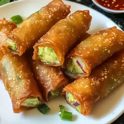Crispy Avocado Ei-Rollen