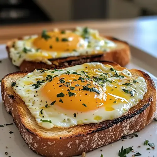 Eier- und Käsetoasts