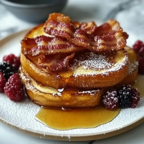 Ahornspeck Französisch Toast