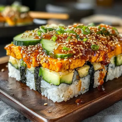 Veganer Sushi Auflauf Rezept Zutaten: - 2 Tassen Sushi-Reis - 3 Tassen Wasser - 1/4 Tasse Reisessig - 2 Esslöffel Zucker - 1 Teelöffel Salz - 1 Avocado, in Scheiben - 1 Gurke, in Streifen - 1 Karotte, gerieben - 1 Tasse Nori-Blätter, zerrissen - 1/4 Tasse Sojasauce - 1 Esslöffel Sesamöl - Frischer Koriander, zur Garnitur Zubereitung: 1. Reis gründlich abspülen und mit Wasser in einem Topf zum Kochen bringen. Dann die Hitze reduzieren und 20 Minuten köcheln lassen. 2. In einer kleinen Schüssel Reisessig, Zucker und Salz vermischen, bis sich Zucker und Salz aufgelöst haben. 3. Gekochten Reis mit der Essigmischung vermengen und abkühlen lassen. 4. Eine Auflaufform mit einer Schicht Reis belegen. 5. Nori-Stücke gleichmäßig über den Reis legen. 6. Gemüse gleichmäßig auf dem Nori verteilen. 7. Mit Sojasauce und Sesamöl beträufeln. 8. Den Auflauf bei 180 Grad Celsius 15-20 Minuten backen. 9. Vor dem Servieren mit frischem Koriander garnieren.